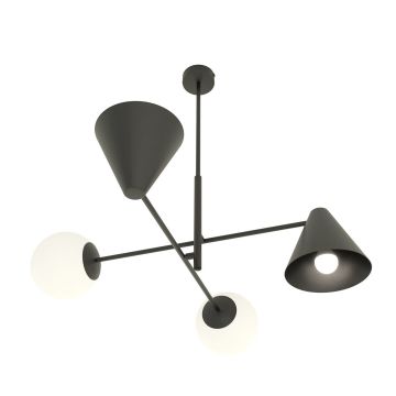 Emibig HERMES 1347/4 Plafondlamp 4x10W/E14 IP20