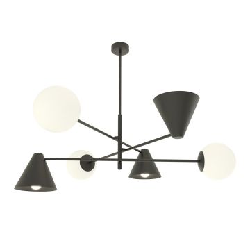 Emibig HERMES 1347/6 Plafondlamp 6x10W/E14 IP20