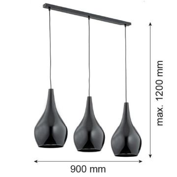 Argon SANTANA 1409 Hanglamp 3x15W/E27 IP20