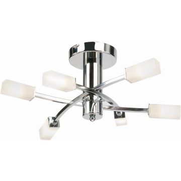 Endon HAVANA 146-6CH Plafondlamp 6x25W/G9 IP20