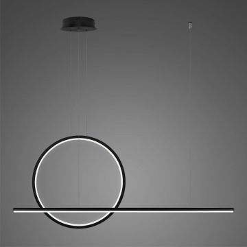 Altavola Design Linea No.2 LA087/PX100_40_3k_black Hanglamp 2x30W/LED 3000K 1800lm IP44