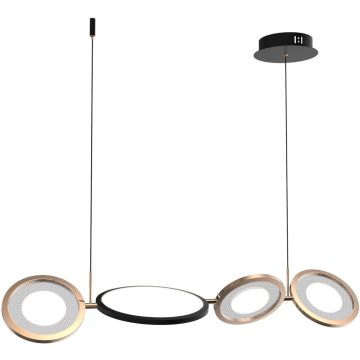 Altavola Design Seppia LA115/P_98_3k_black_gold Hanglamp 1+3x35W/LED 3000K 2100lm IP20