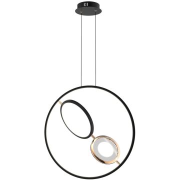 Altavola Design Seppia LA115/X_62_1+2_3k_black_gold Hanglamp 1+2x45W/LED 3000K 2750lm IP20