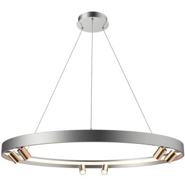 Altavola Design Spectra LA114/P_90_6+1_grey_gold Hanglamp 1x37W+6x5W/LED 3000K 2200lm IP20