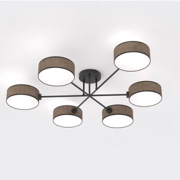 Emibig MAGA 1569/6 Plafondlamp 6x10W/E14 IP20