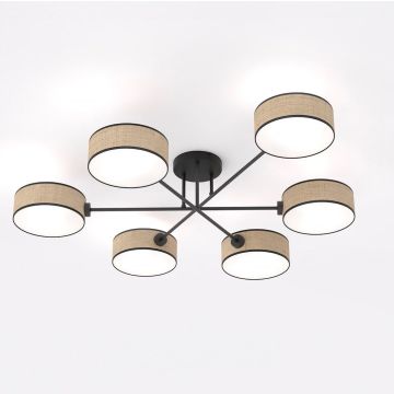 Emibig MAGA 1571/6 Plafondlamp 6x10W/E14 IP20