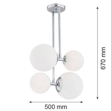 Argon ASPEN 1646 Hanglamp 4x15W/E27 IP20