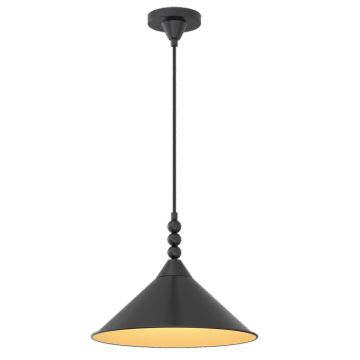 Cosmolight ASHFORD P01517BK Hanglamp 1x40W/E27 ip20