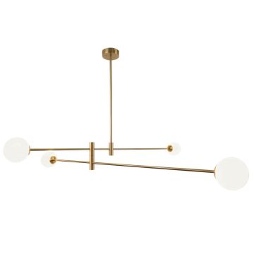 Cosmolight CAPE TOWN P04167BR Plafondlamp 4x6W/G9 IP20