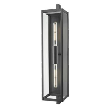 Cosmolight DOVER W02095BK Wandlamp 2x40W/E27 ip44