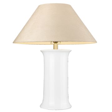 Cosmolight MONROE T01869BR-WH Tafellamp 1x40W/E27 ip20