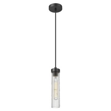 Cosmolight QUINCY P01811BK Hanglamp 1x40W/E27 ip20