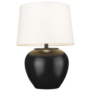 Cosmolight ROSETTE T01876BK-WH Tafellamp 1x40W/E27 ip20