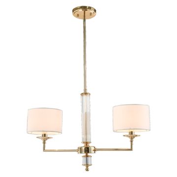 Cosmolight SUTTON P02392AU-WH Plafondlamp 2x40W/E14 ip20