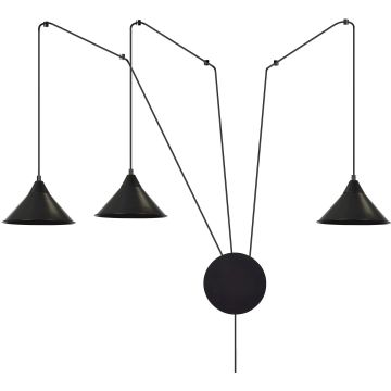 Emibig ABRAMO 160/3 Wandlamp 3x60W/E27 IP20
