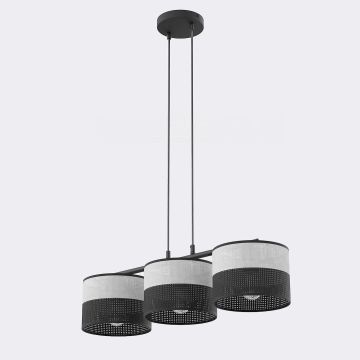 Emibig KARBON 1652/3 Hanglamp 3x15W/E27 IP20