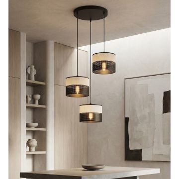 Emibig KARBON 1652/3PREM Hanglamp 3x15W/E27 IP20
