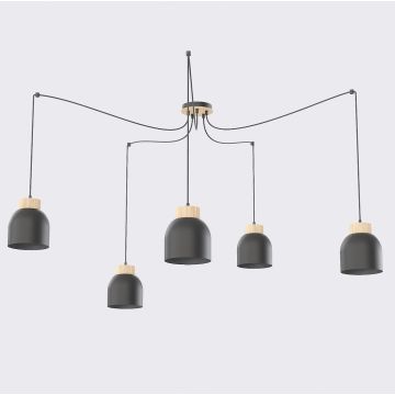 Emibig KRU 1626/5 Hanglamp 5x15W/E27 IP20
