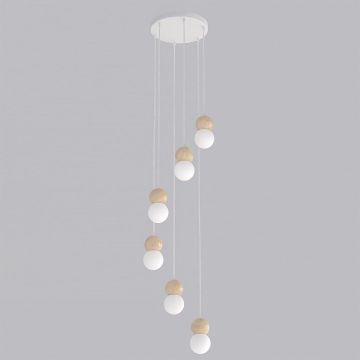 Emibig LOOP 1674/6 Hanglamp 6x8W/G9 IP20