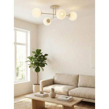 Emibig ROMA 1635/4 Plafondlamp 4x10W/E14 IP20