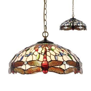 Prezent TIFFANY XXII. 1708 Hanglamp 2x60W/E27 IP20