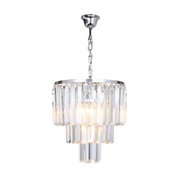 Zuma Line AMEDEO 17106/3+1-CHR Hanglamp 4x40W/E14