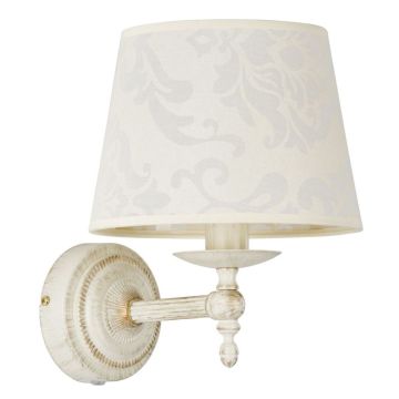 Alfa ROKSANA WHITE 18530 Wandlamp 1x40W/E14