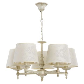 Alfa ROKSANA WHITE 18535 Kroonluchter 5x40W/E14