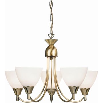 Endon ALTON 1805-5AN Kroonluchter 5x60W/E14 IP20