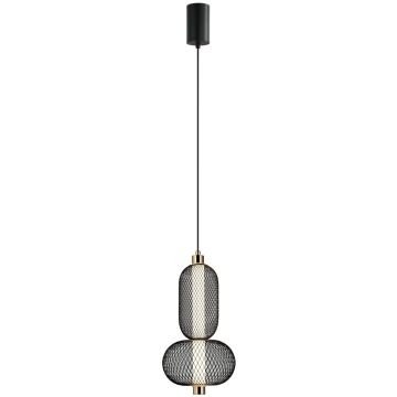 Italux Marco PND-84283-2-BK Hanglamp 1x10W/LED 3000K 590lm IP20
