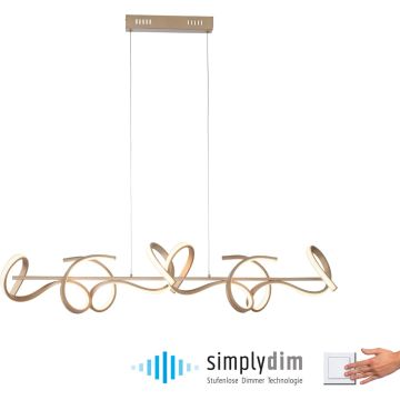 Paul Neuhaus CURLS 19033-60 Hanglamp 4x45W/LED 3000k 5320lm ip20