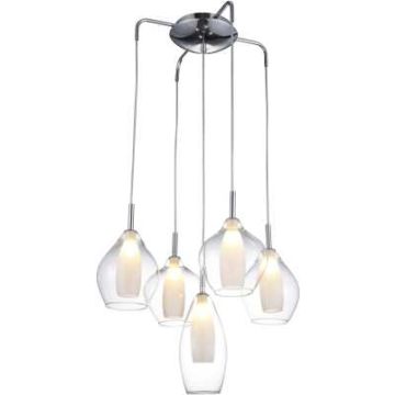 AZzardo AMBER MILANO 5 AZ3076 Hanglamp 5x40W/G9 IP20