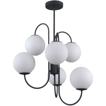 Italux GELA PND-5500-6-BK Kroonluchter 6x5W/G9 IP20