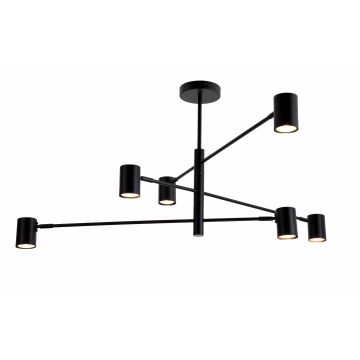 Zuma Line PEDRO PEN4104-6BK Plafondlamp 6x5W/GU10 ip20