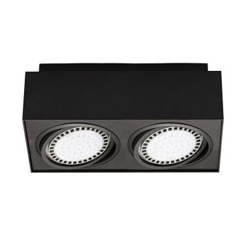 Zuma Line BOXY 20075-BK Opbouwspot 2x15W/GU10