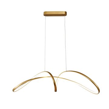 Zuma Line FERMI 20026P-GD Hanglamp 1x50W/LED 3000K|4000K|6000K 2800lm IP20
