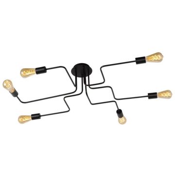 Lucide LESTER 21112/06/30 Plafondlamp 6x40w/e27 ip20