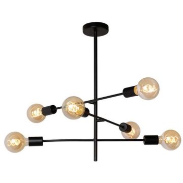 Lucide LESTER 21119/06/30 Plafondlamp 6x60w/e27 ip20