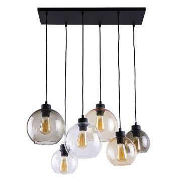 TK Lighting CUBUS 2164 Hanglamp 6x60W/E27