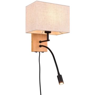 Trio NILAM 212870236 Wandlamp 2x31w/led+e27 3000k 310lm ip20