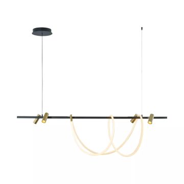Zuma Line BALBO 2200277L Hanglamp 1x60W/LED 3000K|4000K|6000K 5000lm IP20