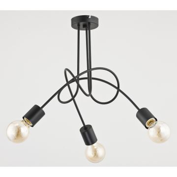 Alfa TANGO BLACK 23173 Plafondlamp 3x60W/E27