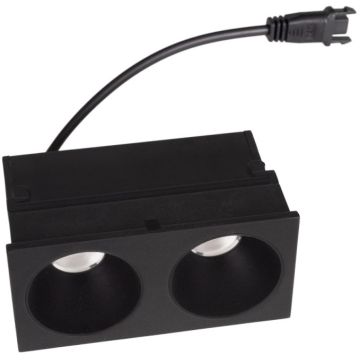 Maxlight MODULAR HM180 2L Inbouwspot 2x6w/led 3000k 400lm ip20