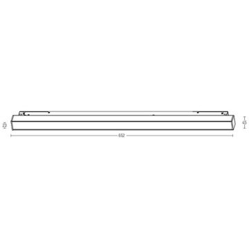 Zambelis MAGNETIC LED LIGHT 2089-27B Railspot 20W/led 2700K 1650lm IP20