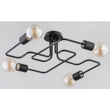 Alfa HOOK 24744 Plafondlamp 4x60W/E27 IP20