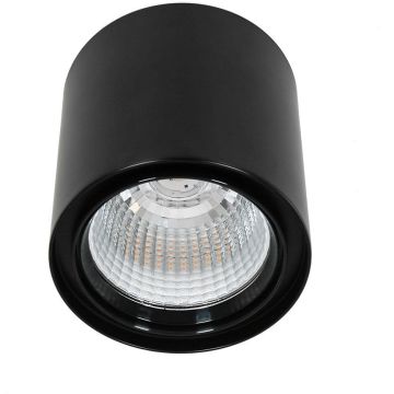 Italux Luna Black 3800LM WG-706R/BK-WW/70 Opbouwspot 1x40W/LED 3000K 3800lm IP20