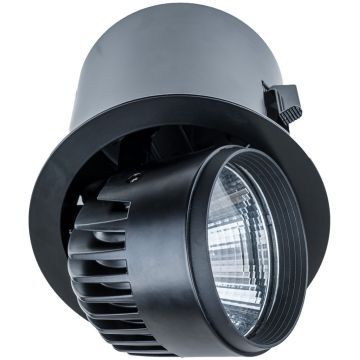 Italux Tanto RA-721R/BK-WW/12 Inbouwspot 1x34W/LED 3000K 3100lm IP20