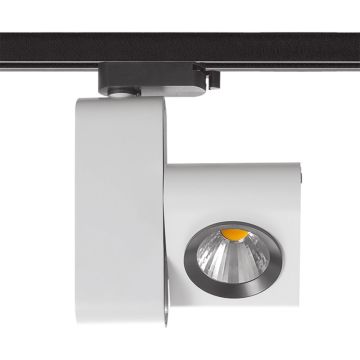 Italux Render 4000K TL7527/18W 4000K WH+BL Railspot 1x18W/LED 4000K 1580lm IP20