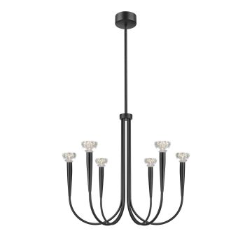 Zuma Line BOSTON P0603-06F-P7B1 Hanglamp 6x60W/Led 3000K 3300lm IP20