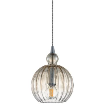 Italux Biron PND-8744-1S-CGSH Hanglamp 1x60W/E27 IP20